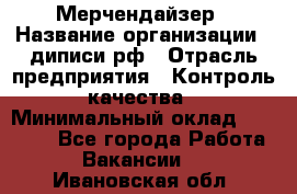 Мерчендайзер › Название организации ­ диписи.рф › Отрасль предприятия ­ Контроль качества › Минимальный оклад ­ 20 000 - Все города Работа » Вакансии   . Ивановская обл.